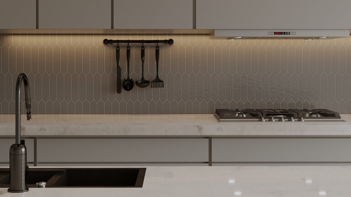 Kitchen backsplash